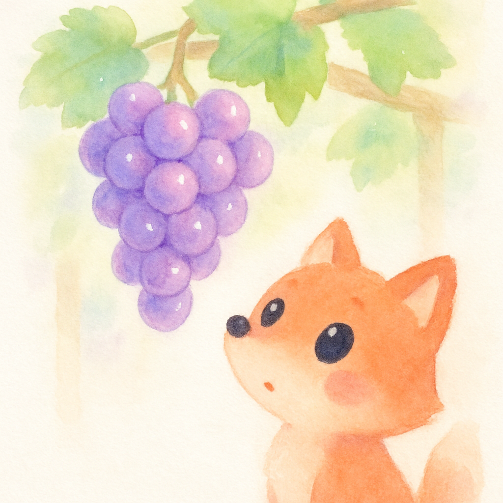 포도송이가 높은 곳에 주렁주렁 매달려 있는 모습